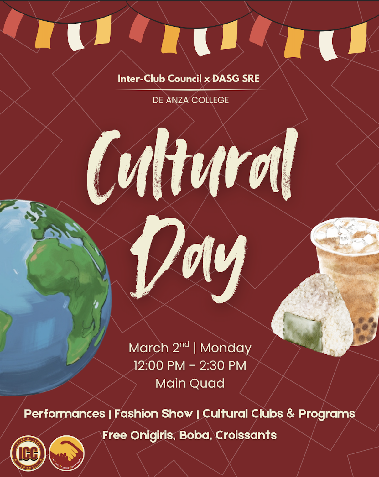 DASG x ICC Cultural Day Flyer