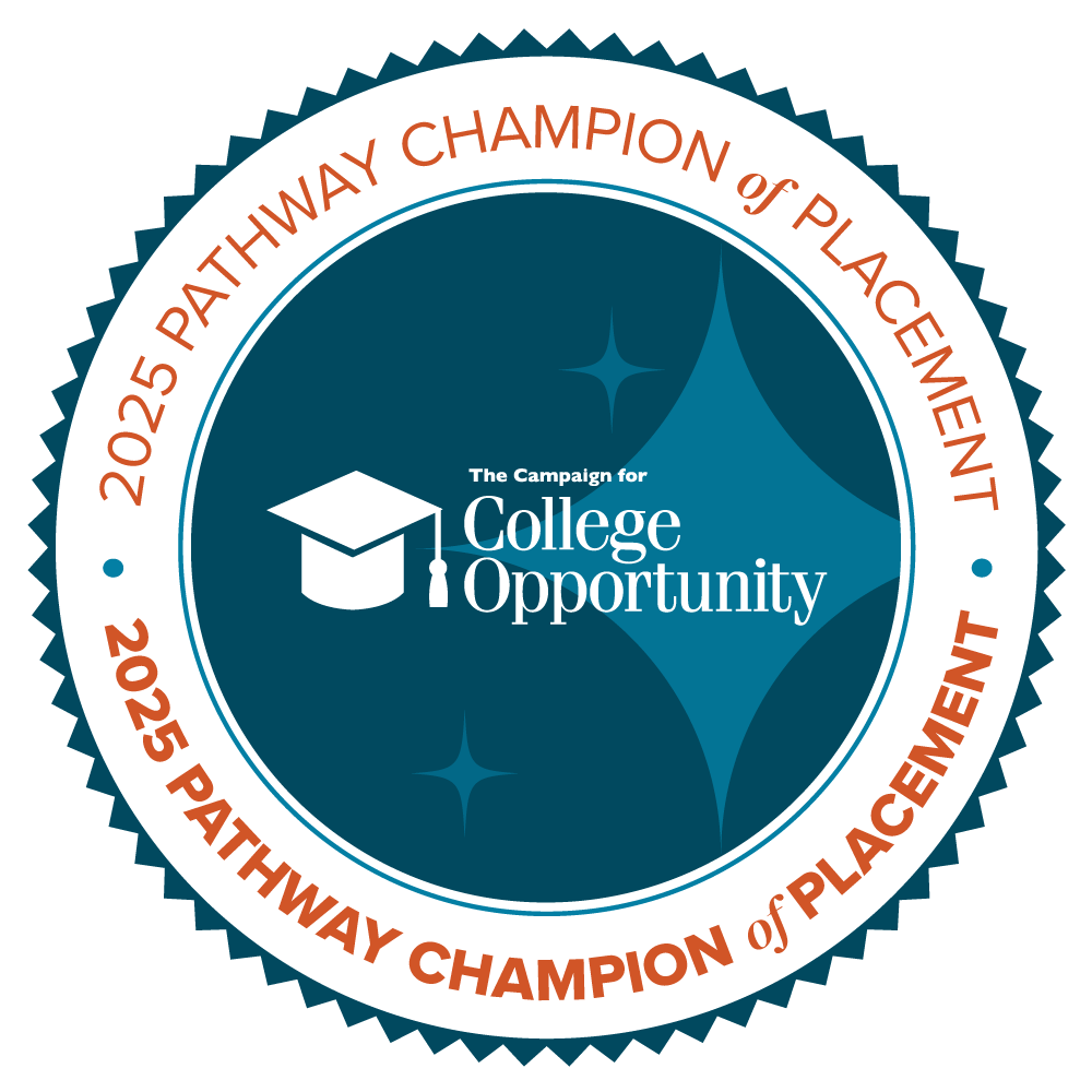 blue seal for college opportunity 2025 pathway champion of placement