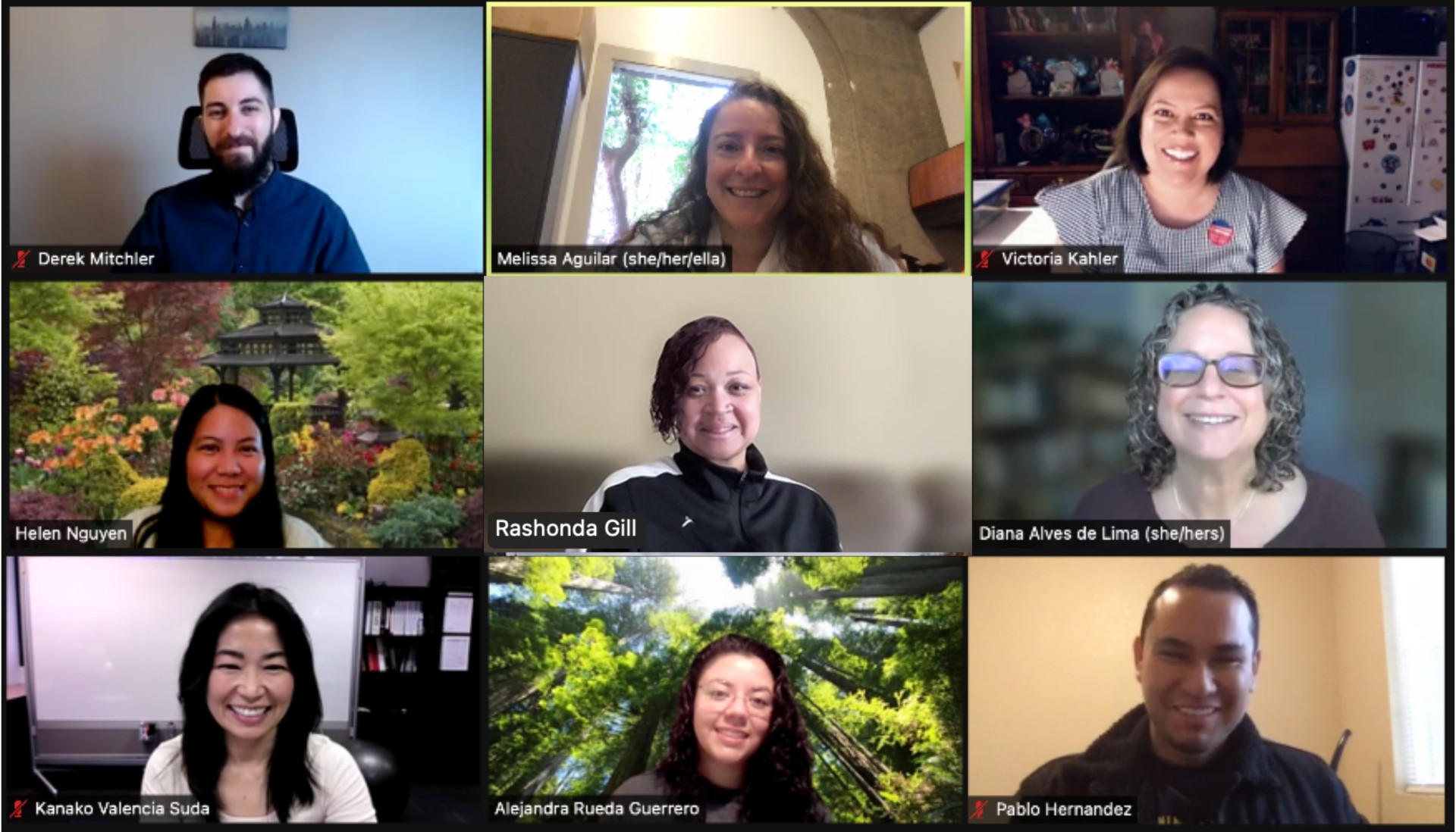 Student Success Center Team on Zoom Photo