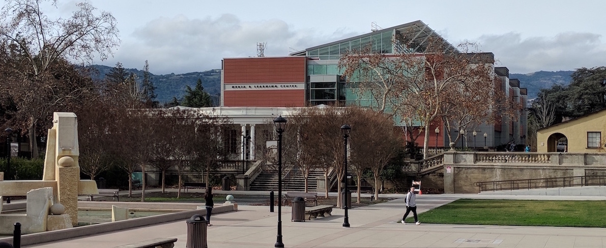 MLC viewed from sunken garden